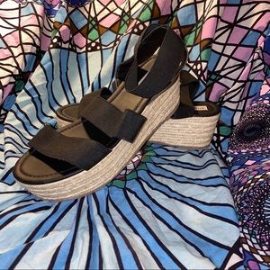 Steve Madden Espadrille Sandals Black